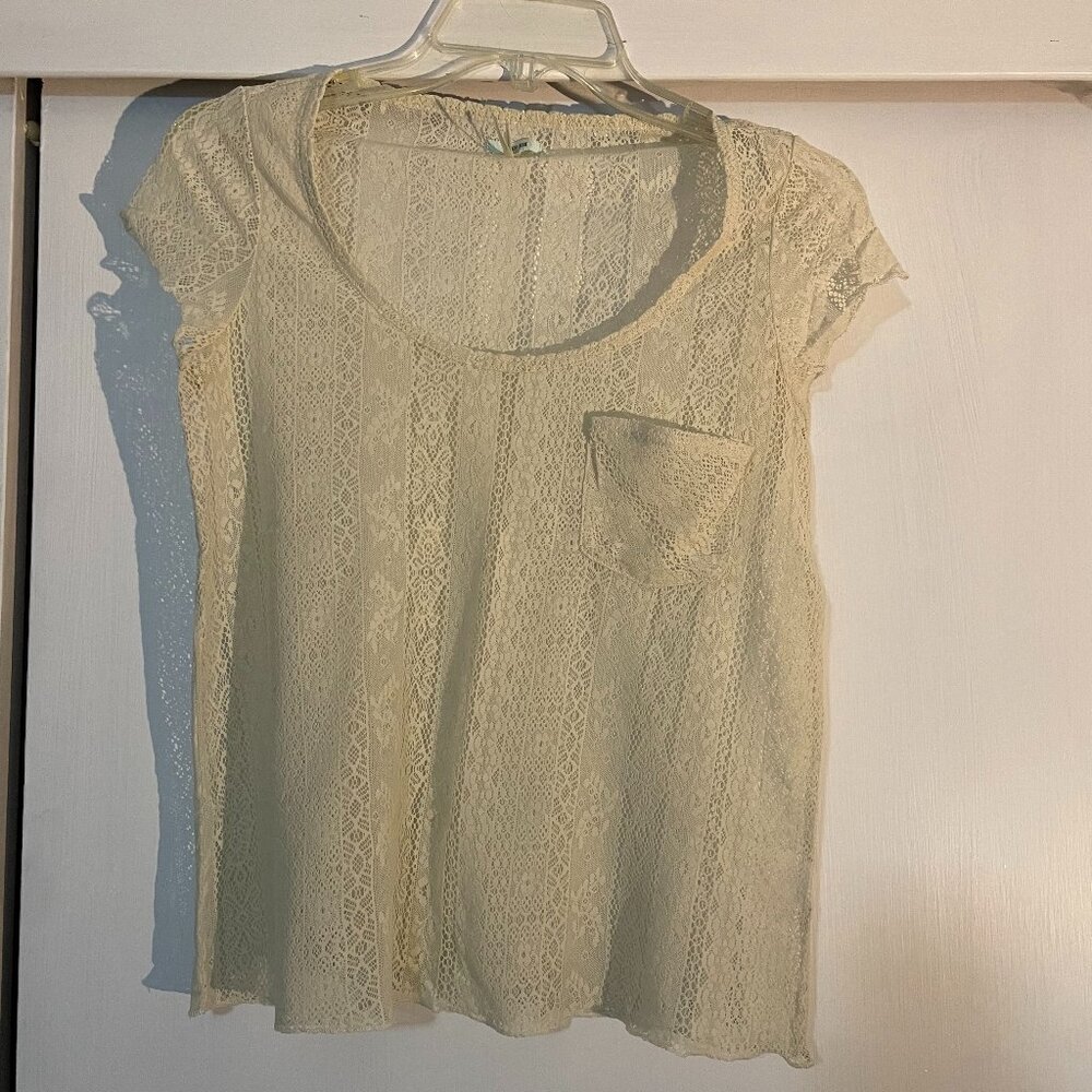 Kimchi Blue lace tee Women’s XS